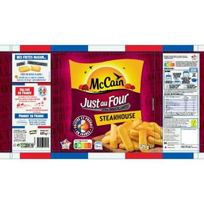 8710438109771 - McCain - Frites Just au four steakhouse coupe rustique 9x18mm