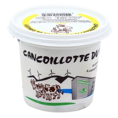 Les Fruitières Du Vallon De Sancey Cancoillotte Ail 12%MG du Vallon de Sancey - Lait de vache pasteurisé, 240g