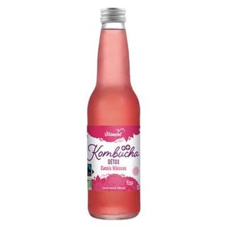 Vitamont Kombucha Detox Cassis Hibiscus bio, 33cl
