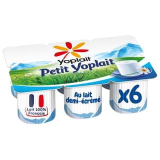 Yoplait Fromage Frais Nature 3.8 %mg, 6x60g