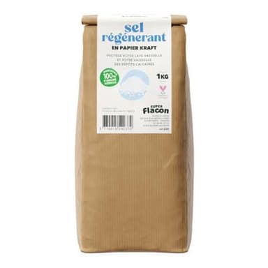 Super Flacon Sel régénérant en sachet kraft, 1Kg