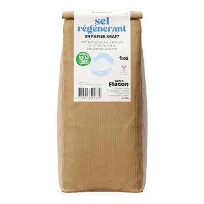 Super Flacon Sel régénérant en sachet kraft, 1Kg