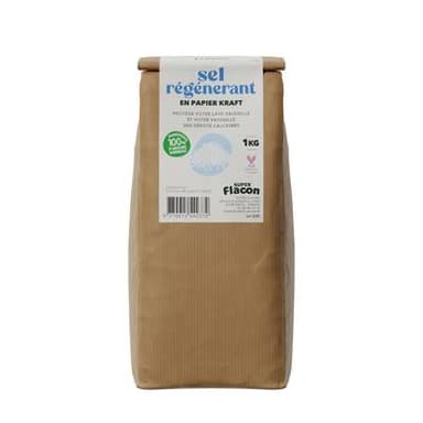 Super Flacon Sel régénérant en sachet kraft, 1Kg