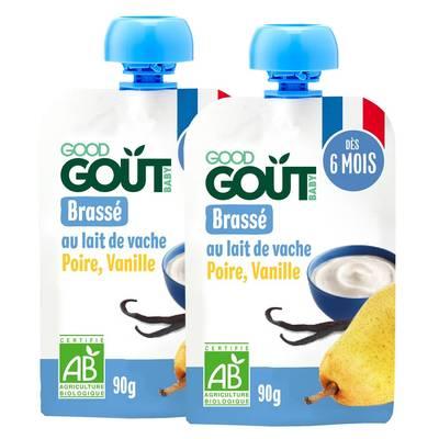 Good Goût - Brassé Poire Vanille Bio Gourde Bébé Dès 6 mois