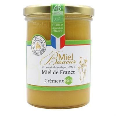 Miel Besacier Miel Crémeux Bio de France, 500g