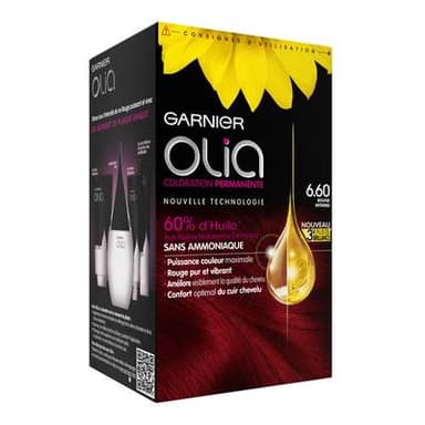 Garnier - Olia Coloration cheveux Rouge intense vivids 6.60, 1 pièce
