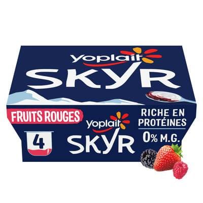 Yoplait Skyr Fruits Rouges  0%, 4x100g