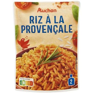 Auchan Riz à la provençale sachet express micro-ondes, 250g