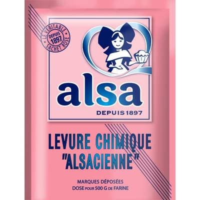 Alsa Levure chimique Alsacienne, 8x11g