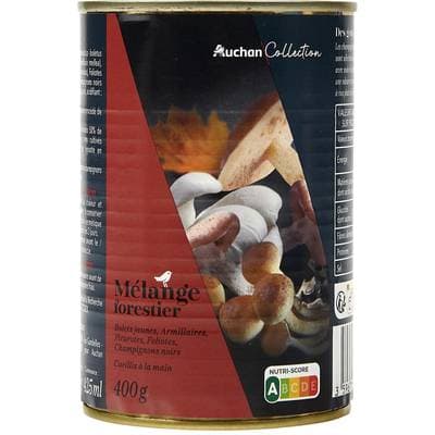 Auchan Collection Mélange champignons forestiers, 400g