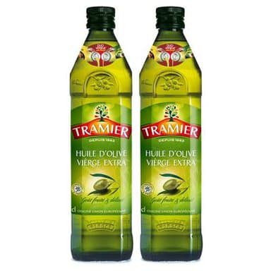 Tramier Huile d'olive vierge extra, Lot de 2x75cl