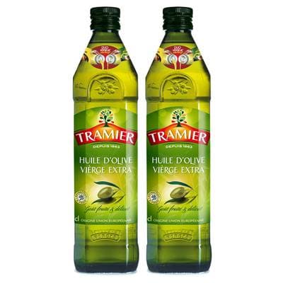 Tramier Huile d'olive vierge extra, Lot de 2x75cl
