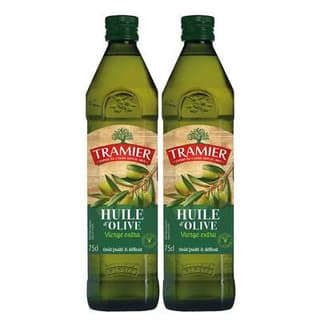 Tramier Huile d'olive vierge extra, Lot de 2x75cl