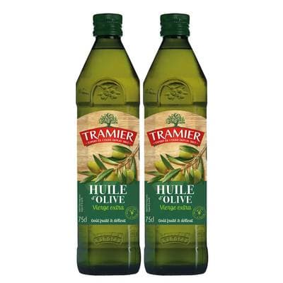Tramier Huile d'olive vierge extra, Lot de 2x75cl