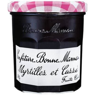 Bonne Maman Confiture myrtilles et cassis, 370g