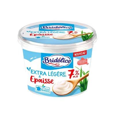 Bridélice Crème fraiche Épaisse Extra Légère 7%mg, 40cl