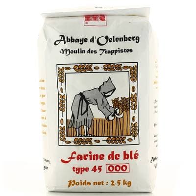 Abbaye d'Oelenberg Farine de blé type 45, 2,5kg