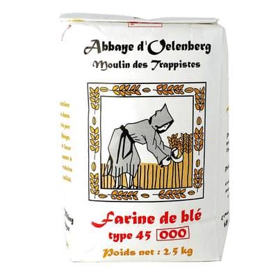 Abbaye d'Oelenberg Farine de blé type T45, 2,5kg