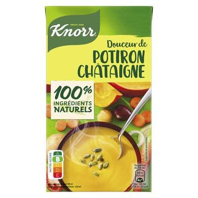 Knorr & La Potagère Soupe Douceur de Potiron Châtaigne, 1L
