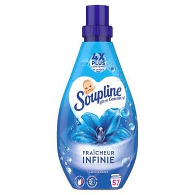 Soupline Adoucissant Ultra Concentré Fraîcheur Infinie Azur, 800ml