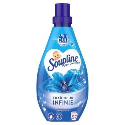 Soupline Adoucissant Ultra Concentré Fraîcheur Infinie Azur, 800ml