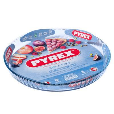 3137610000773 - Pyrex - Moule à tarte verre 31 cm Pyrex Bake & Enjoy