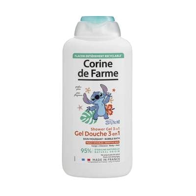 Corine de Farme Gel douche Enfant Corps et Cheveux Stitch, 500ml