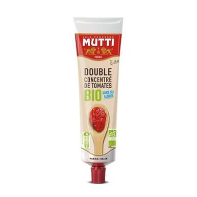 Mutti Double Concentré de Tomates Bio, 185g