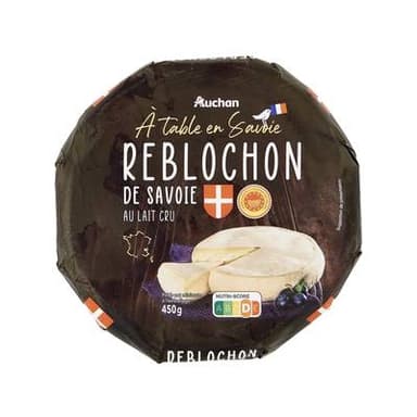 Auchan Terroir Reblochon de Savoie AOP fruité, 450g