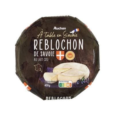 Auchan Terroir Reblochon de Savoie AOP fruité, 450g