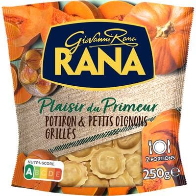 Giovanni Rana Ravioli Potiron & Petits Oignons Grillés, 250g