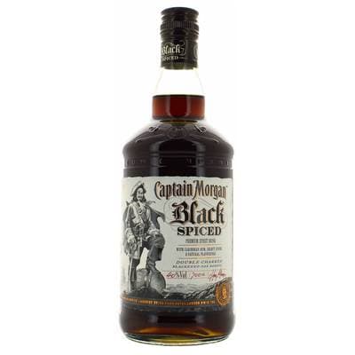 Captain Morgan Rhum ambré Black spiced 40°, 70cl