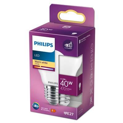 8718699763473 - Philips - Ampoule E27- 4,3W LED Classique Dépolie Blanc Chaud