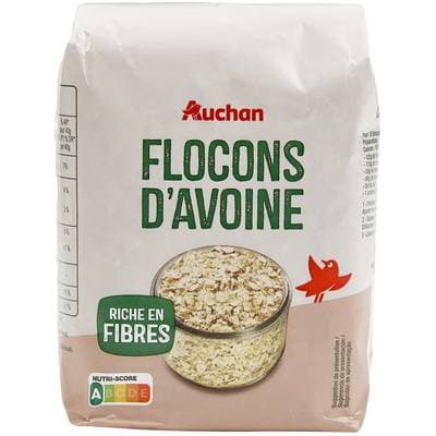 Auchan Flocons d'Avoine, 500g