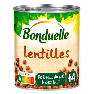 Bonduelle Lentilles Jus Nature, 530g