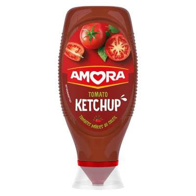 Amora Tomato Ketchup en Flacon Souple Squeeze Top Down, 850g