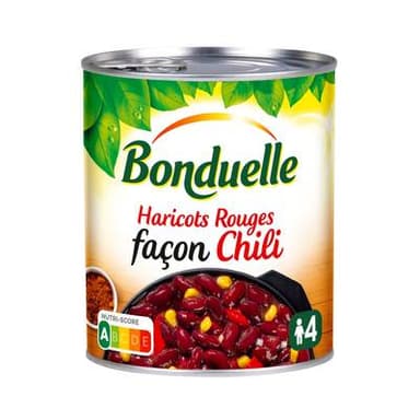 Bonduelle Haricots Rouges Façon Chili, 800g