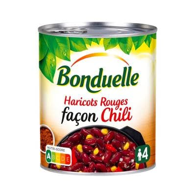 Bonduelle Haricots Rouges Façon Chili, 800g