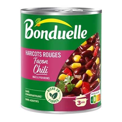 Bonduelle Haricots Rouges Façon Chili en conserve, 800g