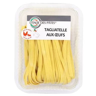 L'Italie des Pâtes Pâtes Fraîches Tagliatelles aux Oeufs, 250g