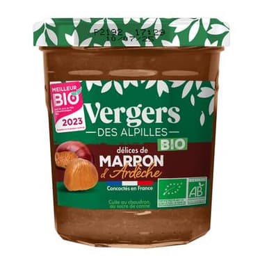 Vergers des Alpilles Délice de Marrons de l'Ardèche Bio, 370g