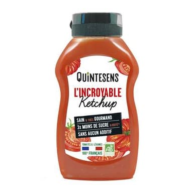 Quintesens L'incroyable Ketchup bio,100% santé, 280g