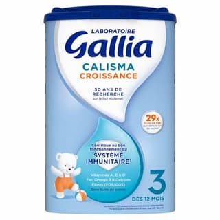 Laboratoire Gallia Lait de Croissance Calisma 3ème âge en Poudre Bébé Dès 12 mois, 830g