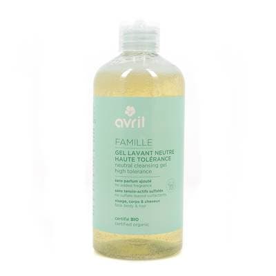 Avril Gel lavant neutre haute tolérance, 500ml