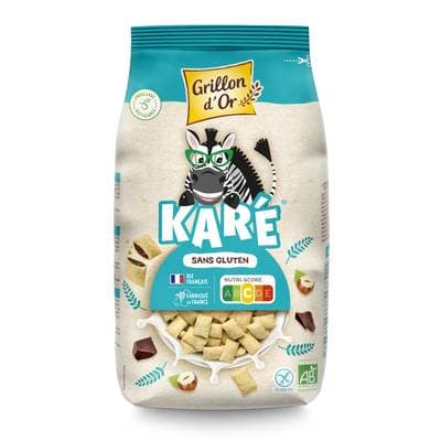 Grillon Or Céréales Ka'ré Fourré Chocolat sans gluten BIO, 375g