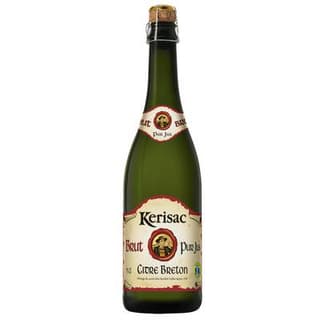 Kerisac Cidre brut pur jus IGP 5°, 75cl