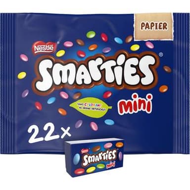 Smarties Bonbons de chocolat au lait mini x22, 315g