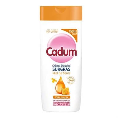 Cadum Crème Douche Surgras Miel, 450ml