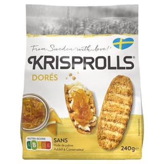 Krisprolls Petits Pains Suédois Dorés, 240g