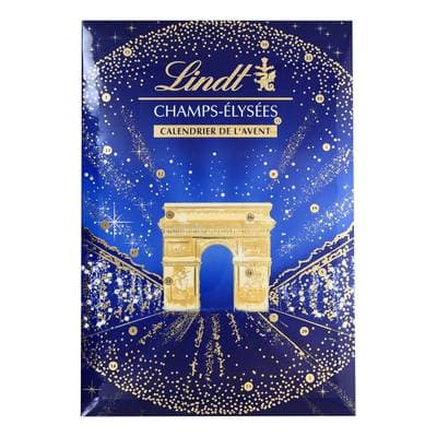 Lindt Calendrier de l'avent assortiement de chocolat Champs élysée, 245g